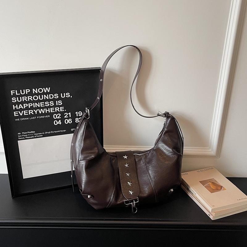 Women Retro Textured Premium Tote Bag Casual Daily Commute Crossbody Shoulder Handbag