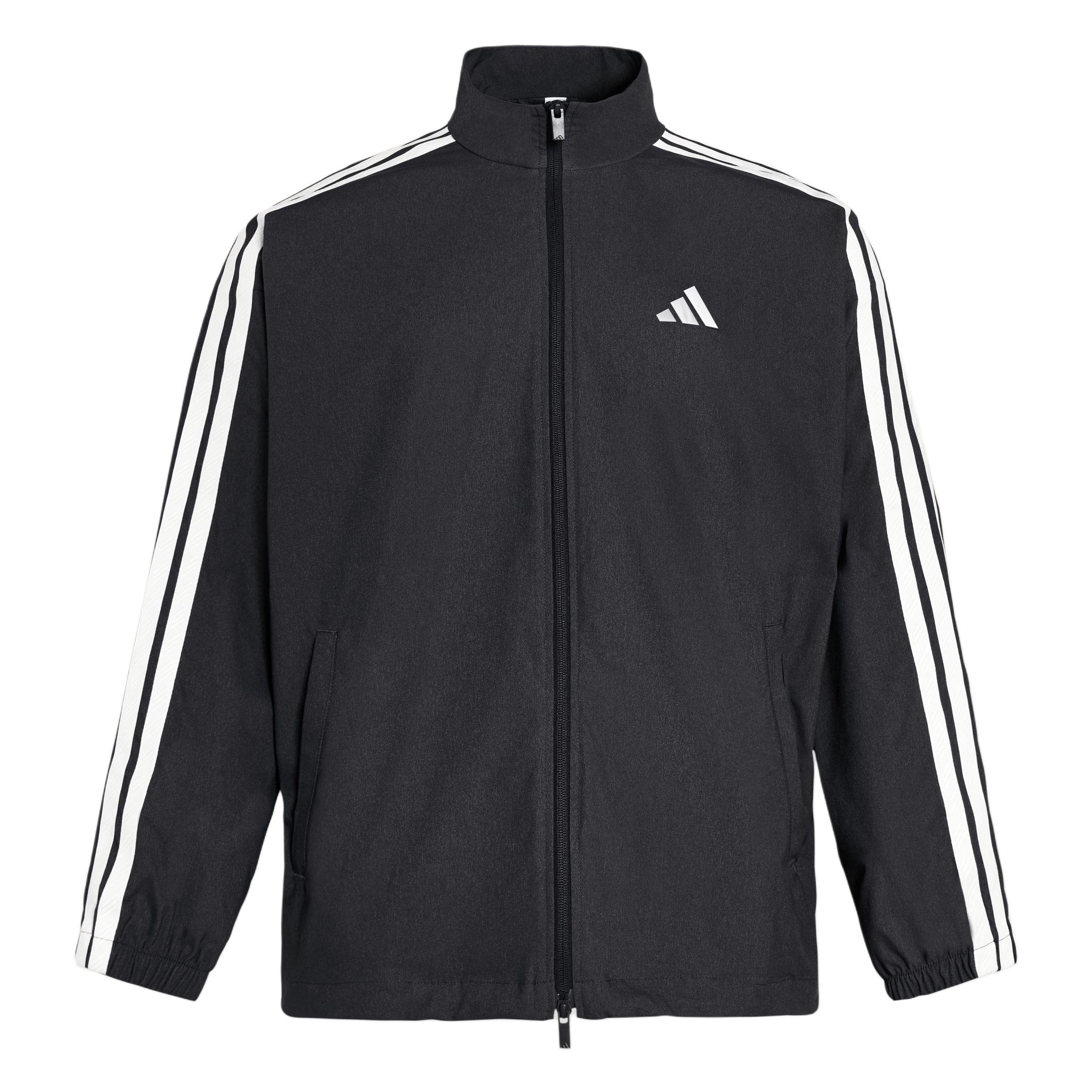 Adidas St 3St Denim Jacket Upf50+ Quick-Dry Denim Sports Loose Long Sleeve Jacket Men Jacket KR2548 M