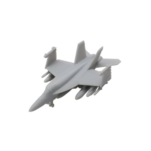 5PCS Military Model Kits 1/2000-1/350 F-18E Super Hornet Carrier-Based Attack Aircraft with Folding Wings (1/2000 (7mm))