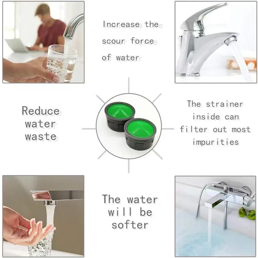 Hot and Cold Faucet Anti-Splash Aerator Nozzle Filter