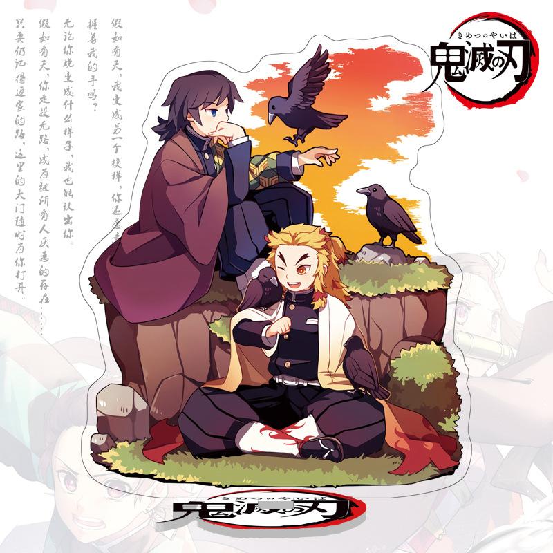 High Quality Anime Demon Slayer Kimetsu no Yaiba 1 40 Large Acrylic Stand Figure Display Statue Kamado Tanjiro Nezuko Merchandise