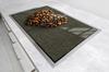 Glass protective plate for the stove 2x45x52 Coffee