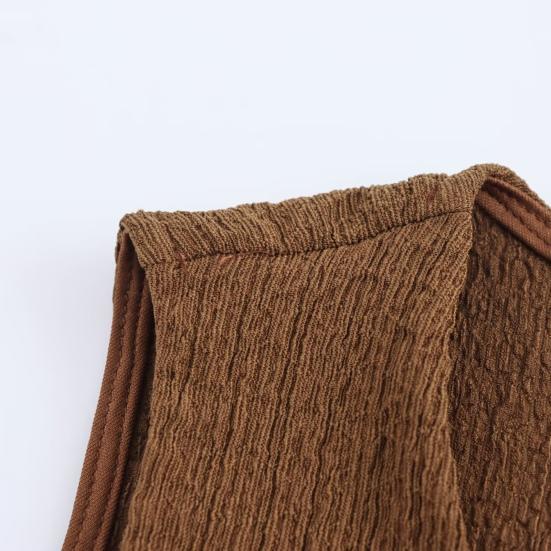 Vest Top for Women Vintage Tank Crop Top V Neck Button Down Waistcoat Retro