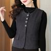 Spring and Autumn New Style Fashionable Outerwear Fashionable Unique Beautiful Stacked Vest for Women