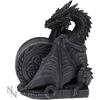 Ensemble De Dessous De Verre - Nemesis Now - Dragons Tanière - 22cm - Noir - Résine Peinte À La Main