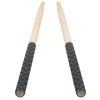 1Pair Drumstick Grips Absorb Sweat Sleeves Soft Tip Non-slip Cover Wear-resistan