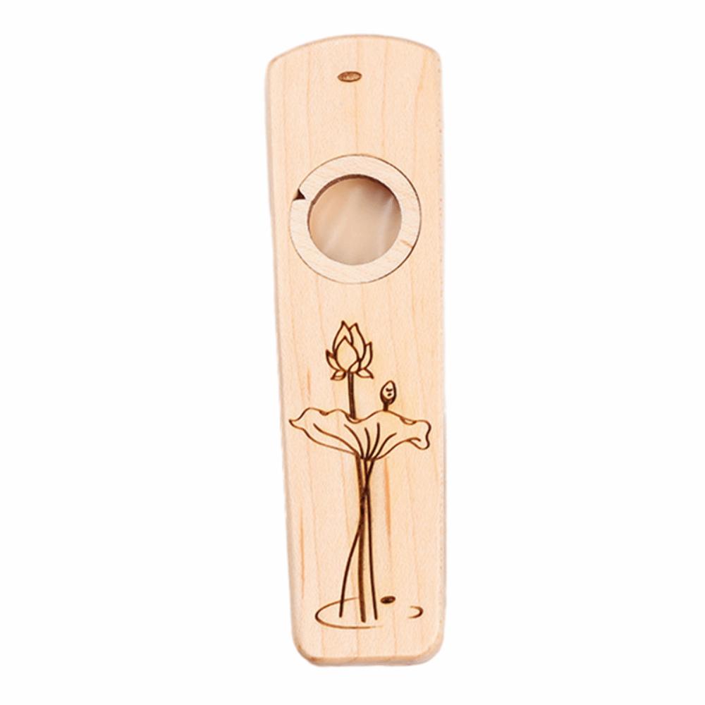 Creative Wooden Kazoo Professional Accompaniment Kazoo Musical Instruments Flutes  Beginners