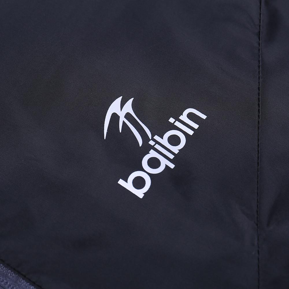 Mens Waterproof Splicing Pullover Long Sleeve Hooded Sweatshirt Tops Blouse