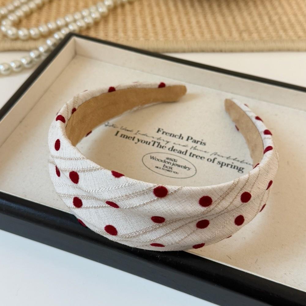 Flexible Polka Dot Headband Ribbed Wavy Textured Hairband Wavy Hair Band Women Hair Accessories