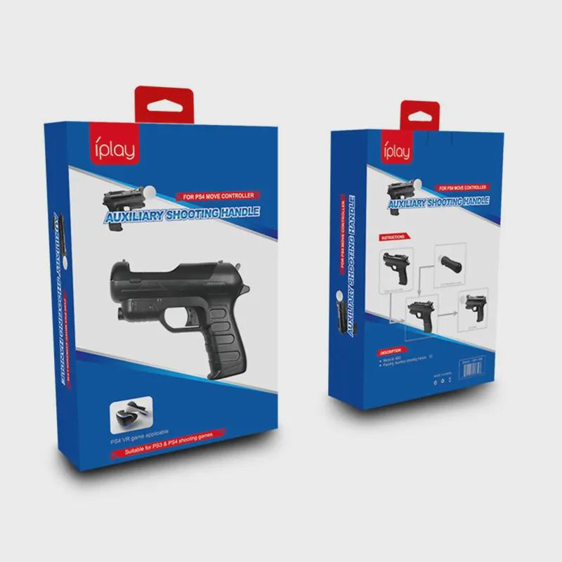 PS4 VR Kontroller Spillpistolsett: Forbedret somatosensorisk skytetokk for PS MOVE.