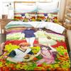 Anime Fruits Basket Bedding Set 3D Printed Suitable For Bedroom Duvet Cover Set With Pillowcases Kids Home Textile