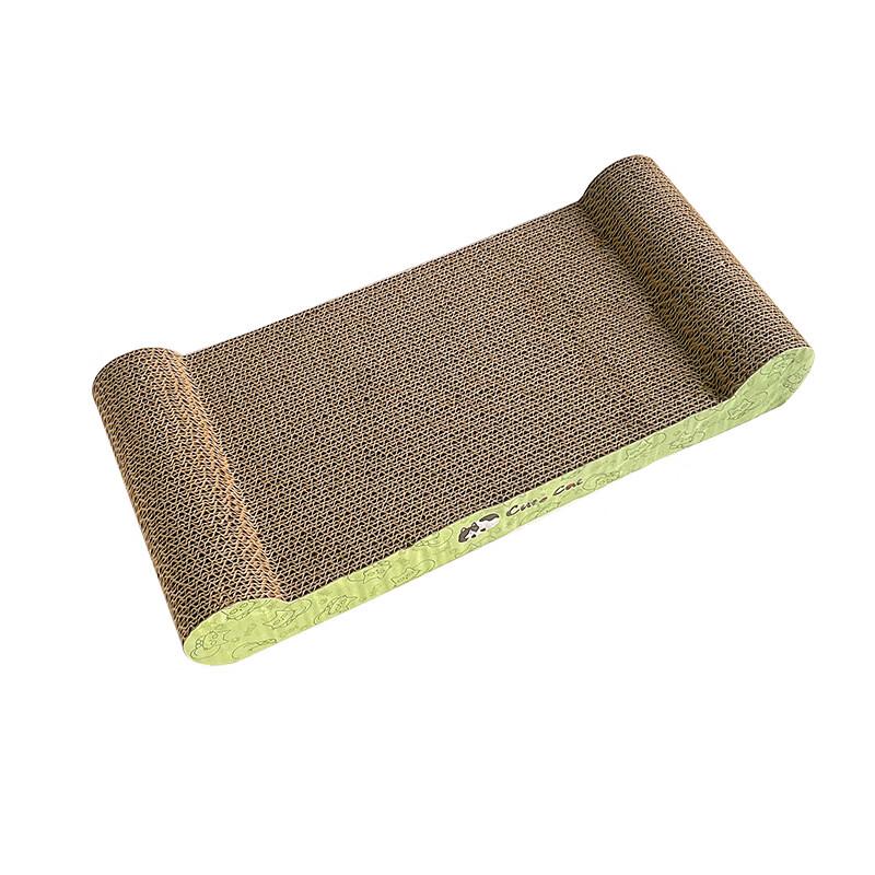 Wutuo Bone-Shaped Corrugated Cardboard Cat Scratcher Bed