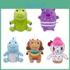 Moriah Elizabeth Dinossauro Profundo Brinquedo de Pelúcia Fantoche Presente para Crianças Personalizado Pelúcia Curta Animal Preenchido Algodão PP