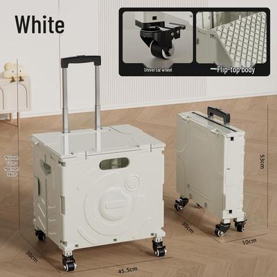 Folding Camping Shopping Cart with Wheels
