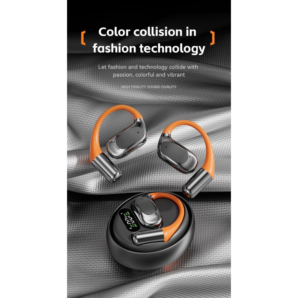 Wireless Bluetooth Headset Rotating Ball Ear Hanging Type High Sound Quality Low Delay Long Battery Life