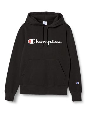 Sweat à capuche classique brossé avec logo imprimé noir XL (Ancien modèle) Sweat-shirt, doublure, C3-L122 Homme