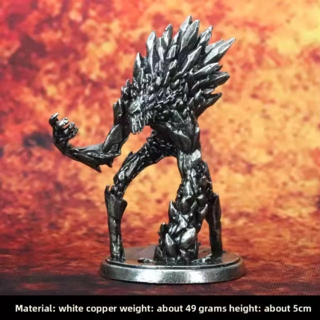 Cupronickel Metal Demon Undead Miniatures Fantasy RPG Tabletop Game Figures for Pathfinder & Similar Tabletop Gaming