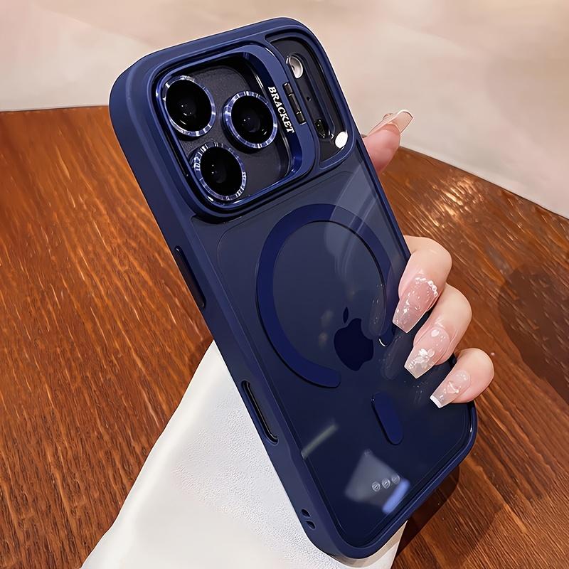 Linsenhalterung Panzer Stoßfest für Magnetische Hülle für Für Iphone 17 16 15 14 13 12 Pro Max Kabelloses Laden Rückseite