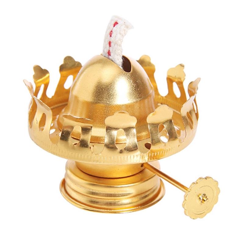 Aluminiumlegierung Petroleumlampenbrenner Ersatz Rostbeständige Konstruktion Kompatibel mit Standard-Öllampe Schnelle Installation