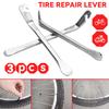 3Pcs Bicycle Tyre Lever Tube Repair Tool Steel Curved Bike Tire Opener Crow Bar MTB Road Cycling Wheel Repair Tools Accessories