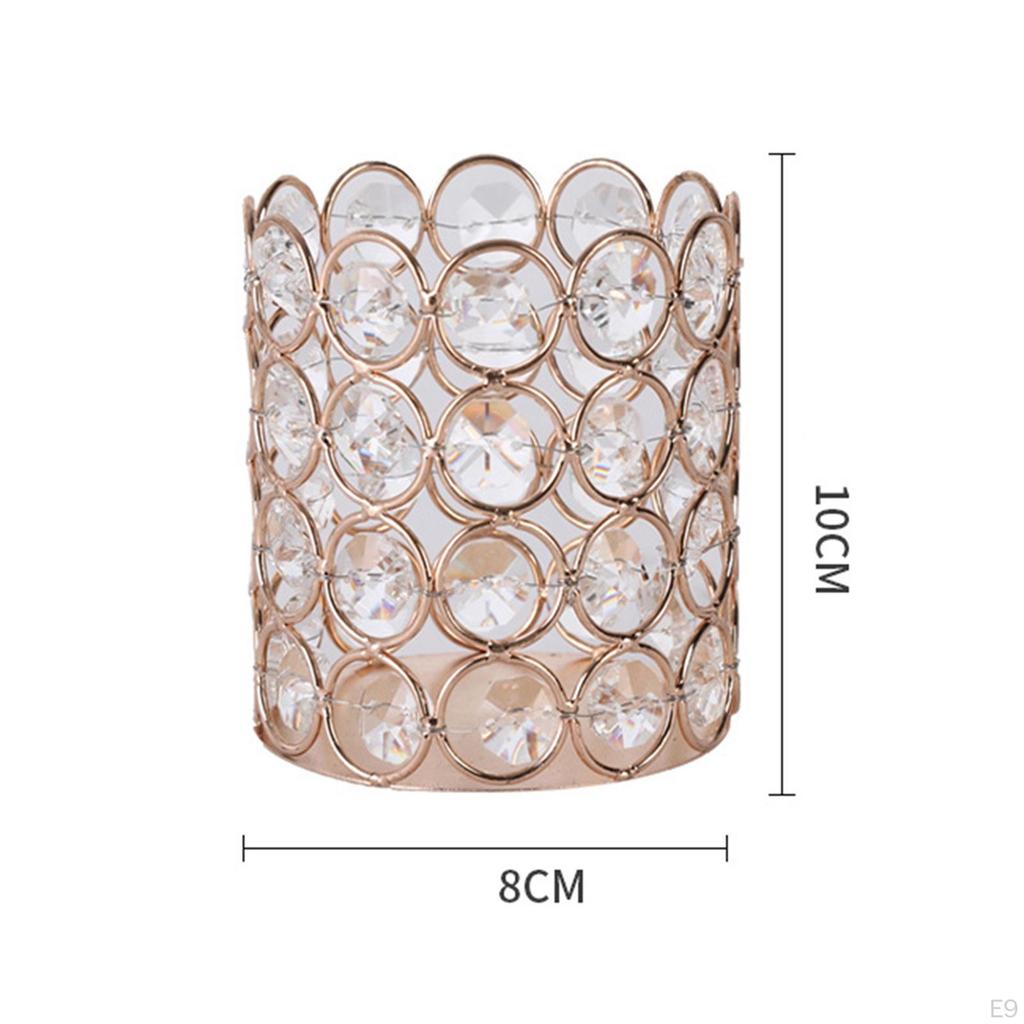 Candle Holder Cosmetics Brushes Storage Stationery Organizer European Style Makeup Brush for