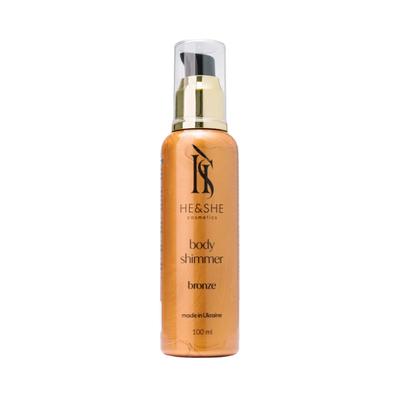 Shimmer per il corpo bronzo He&She cosmetics 100 ml