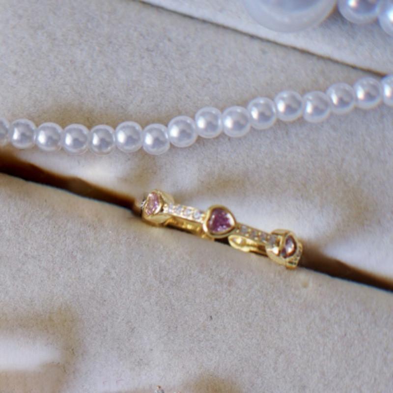 Trendy Rainbow Colored Adjustable Open Ring For Women With Geometric Design And High-end Aesthetic