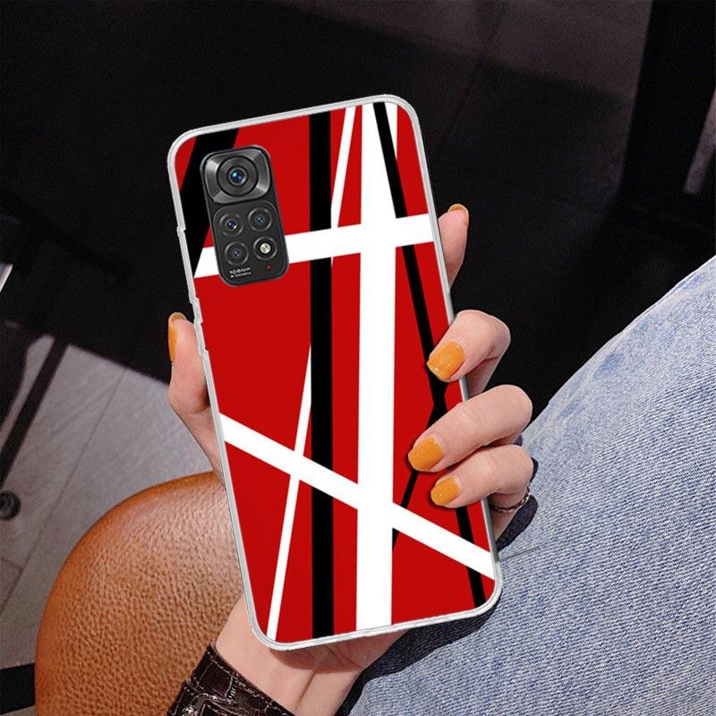 Eddie Van Halen Graphic Guitar Phone Case For Xiaomi Redmi Note 15 14 13 12S 12 11 Pro Plus 14S 11S 11E 10 10S 11T 5G Personaliz