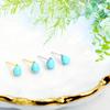 Lala Christie Turquoise Earrings in 18K Gold Women's (le56-0031-yg)