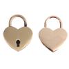 Cadenas Mini en Métal Vintage en Forme de Cœur pour Sac Valise Boîte à Bagages Serrure à Clé Avec Clé