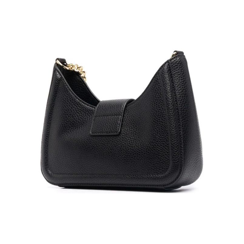 Versace Jeans Couture Chain Gold Buckle Elegant Leather Underarm Shoulder Crossbody Bag Women bags Black 71VA4BF5-71578-899