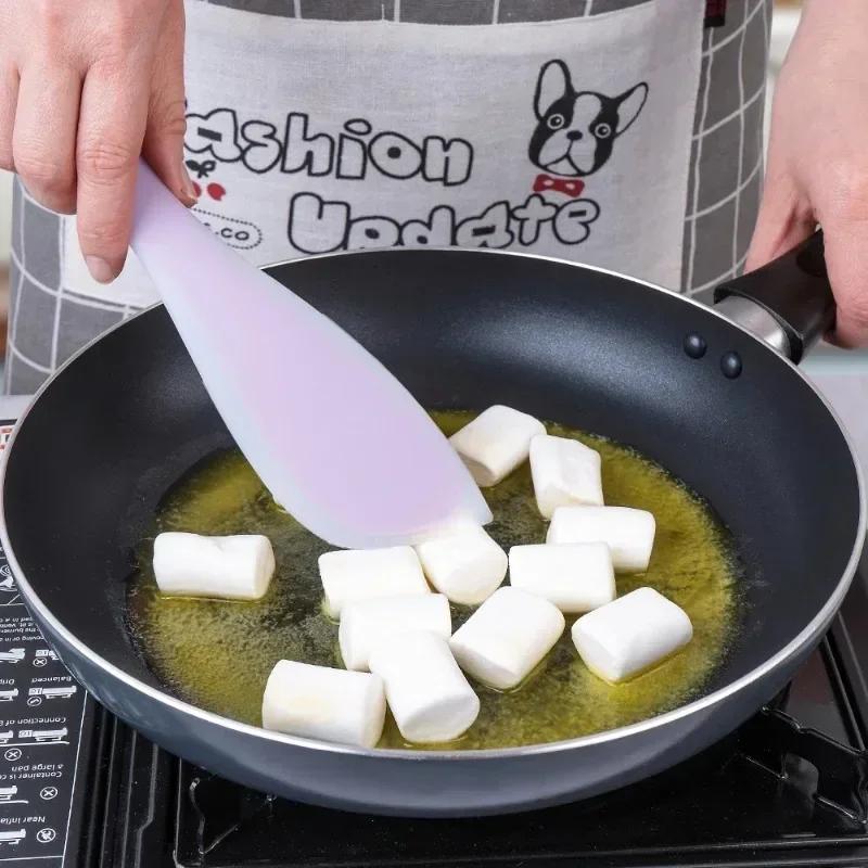 Kitchen Multiple Silicone Spatula Cooking Kitchen Silicona Utensils Non-deformable Soft Baking Spatula Butter Scraper