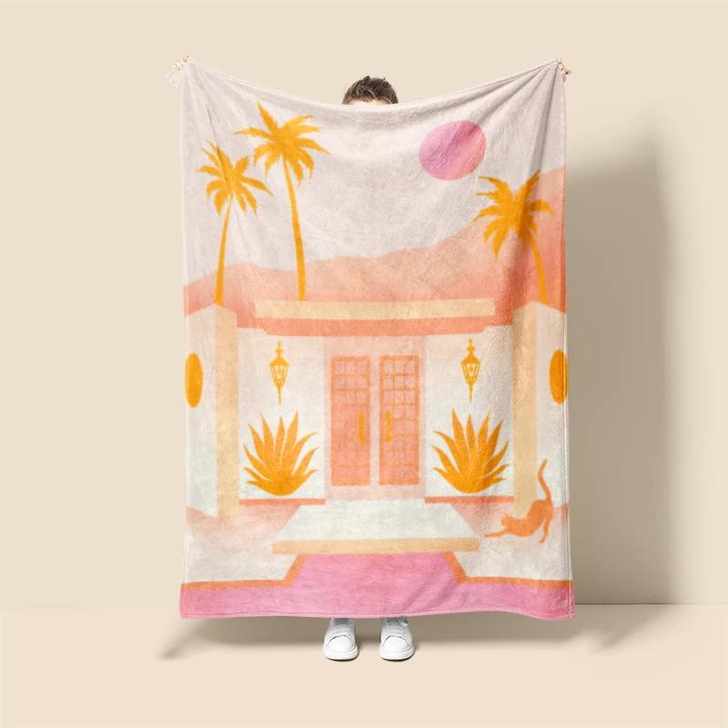 Home decoration plush Sofa blanket Anime animals Bedspread on the bed anime fluffy soft blankets thick blanket for winte