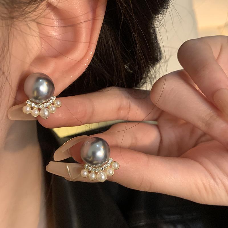 S925 Silber Blumenperlenohrringe - Eleganter und luxuriöser Damenschmuck