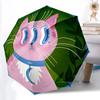 1pc Cat Whiskers Auto Open/close, All-Season Portable Folding Umbrella for Women & Men, Travel, Everyday, Formal Events - Compact Luxury Parasol, Outd