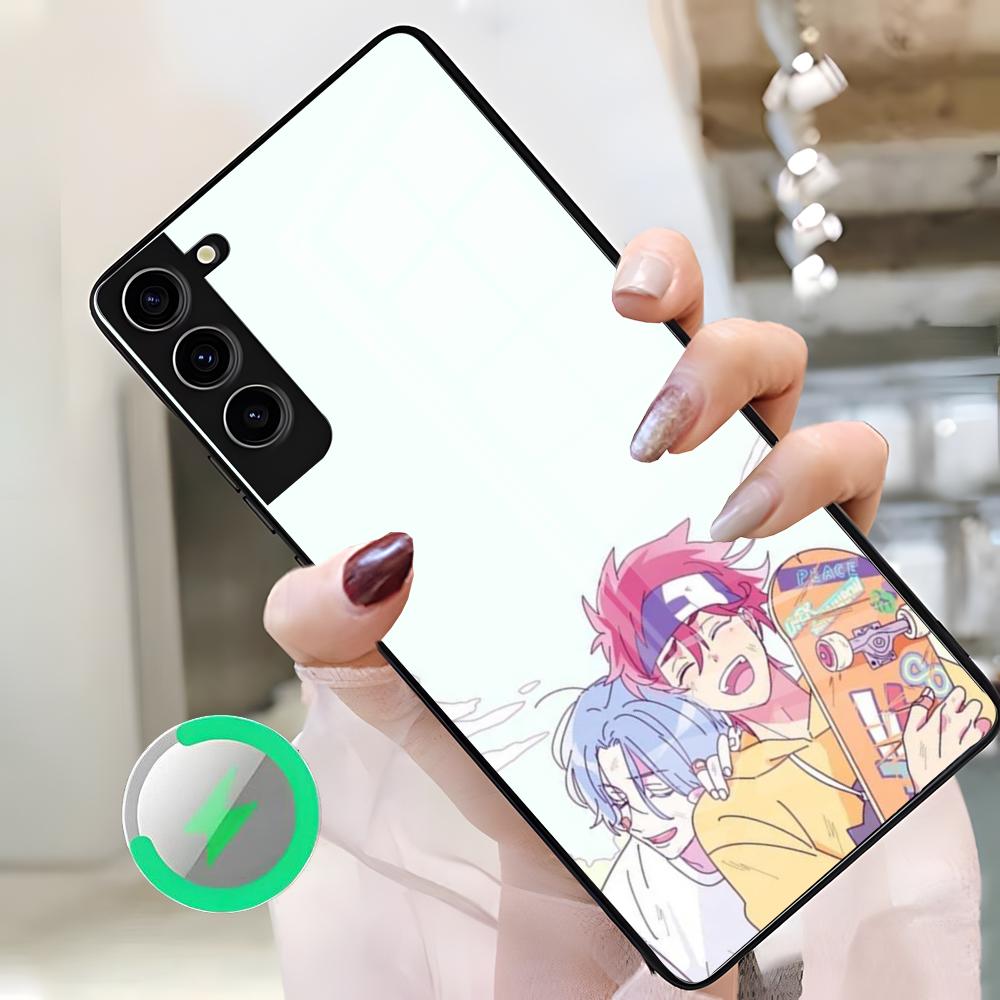 Anime Cool Boy S-Sk8 The Infinity Phone Case For Samsung S26 Ultra S25 Edge S23 S22 S21 S20 Ultra Plus S24 Fe A25 Magnetic Glass