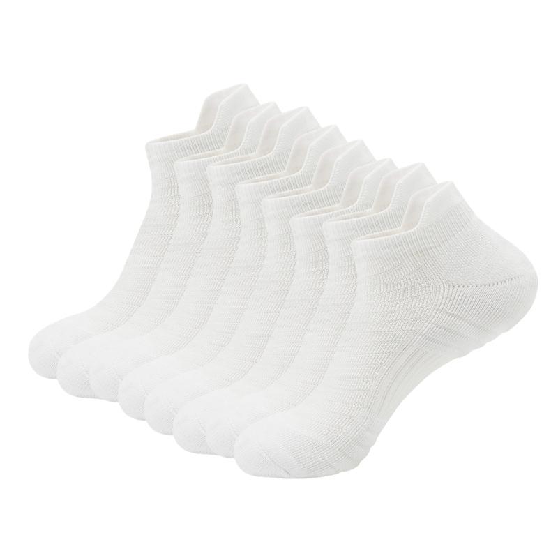Quick Dry Terry Sport Socks Men Women Athletic Badminton Short Low Cut Socks (6 Pairs)