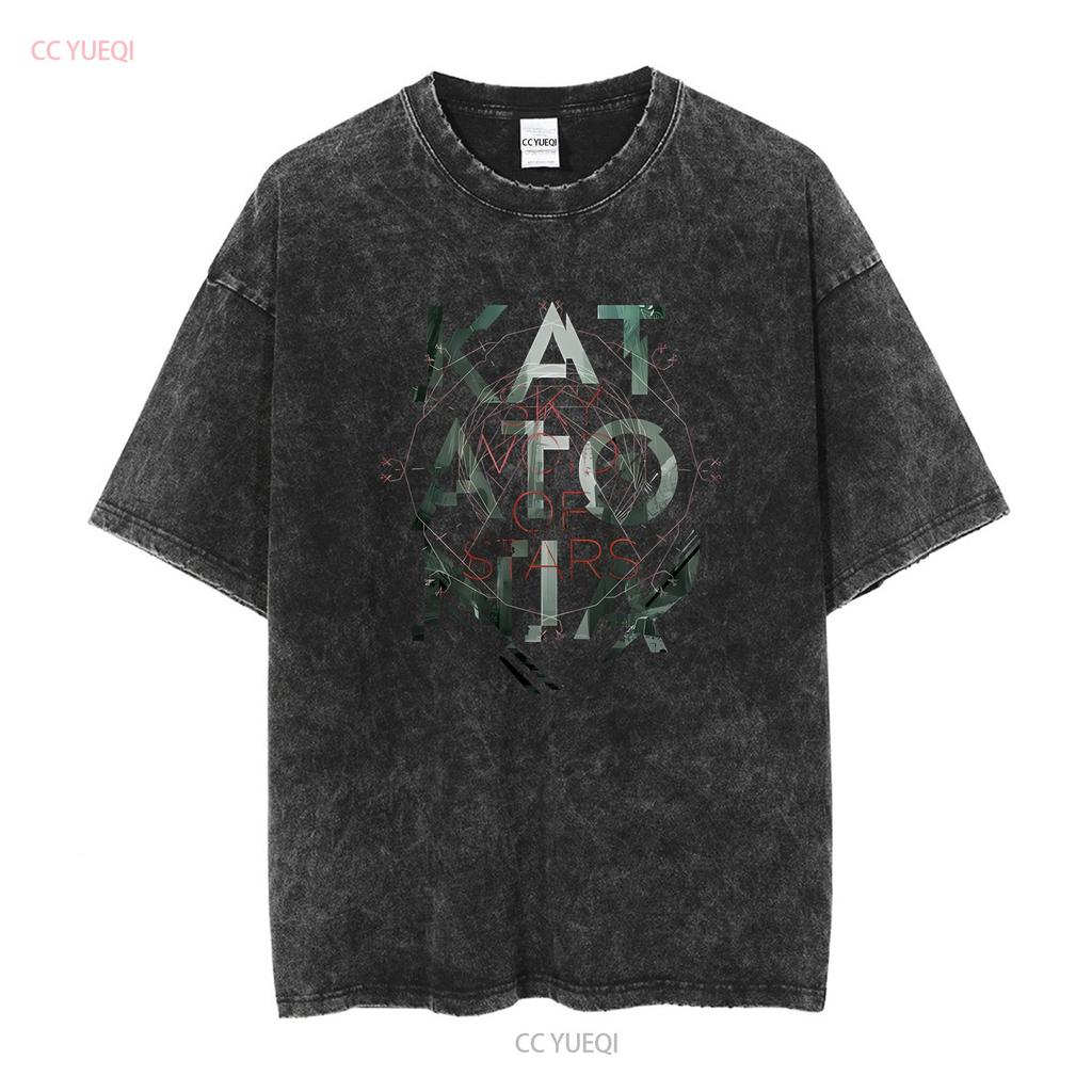 Ny Katatonia Sky Void of stars Män Svart Alla storlekar skjorta ND1758 långärmad vintage Tvättad Andningsbar Casual Lätt homme