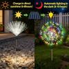 1/4 piezas Luces Solares Impermeables de Fuegos Artificiales Chispas Luz de Hada Paisajismo Luces de Jardín Luz de Decoración Exterior Patio Porche Camino