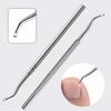 Nail Groove Removal Stainless Steel Ingrown Toenail Cleaner Curved Nail Spoon For Dirt Removal Easy To Use Pedicure Tool For Deep Cleaning Nail Groove