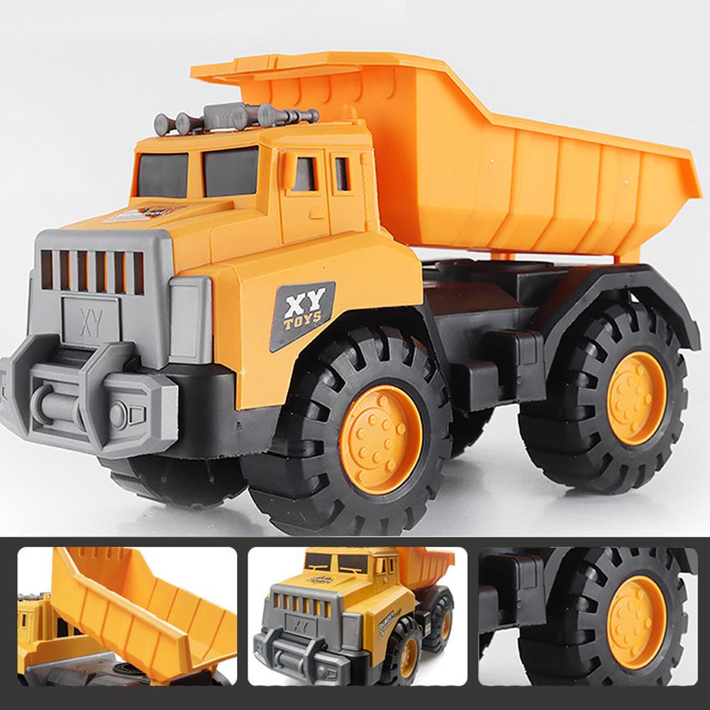 

Medium Sized Engineering Vehicle Inertia Sliding Toy Car Excavator Bulldozer Dump Truck Tractor Beach Toys for Boys Children Gift Dump Trucks