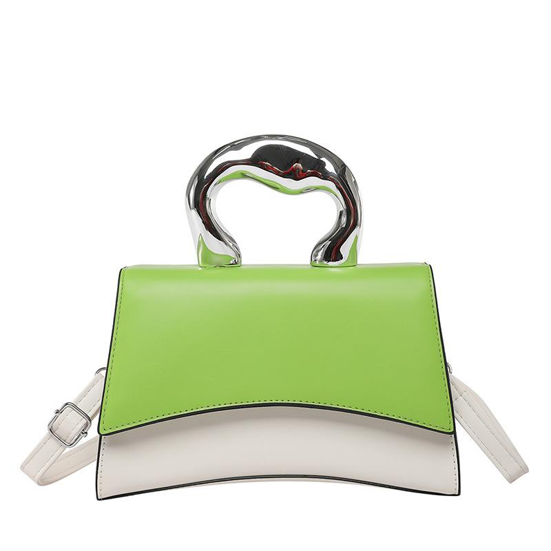 French Niche Trend Small Square Bag Solid Color Women's Bag 2025 New Simple Casual Beautiful Fashion Messenger Shoulder Bag