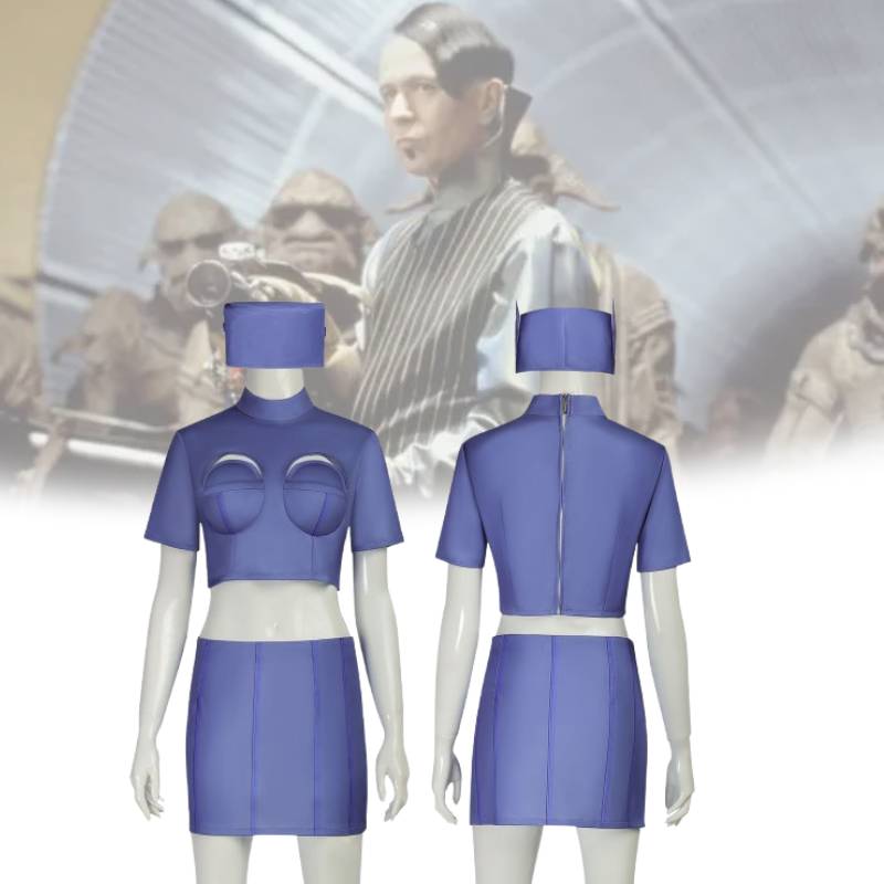 Fifth Element The Cosplay Flight Attender Costume Halloween Role Play Clothing