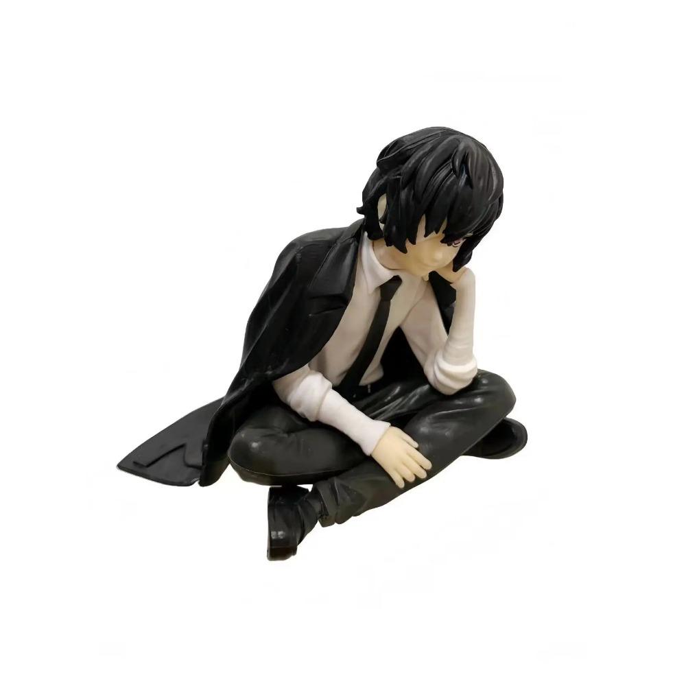 Bungo Stray Dogs Dazai Zhi Nakahara Chuya Sitting Posture Anime Figure PVC Action Figures Model Anime Carto On Model Toy Gifts