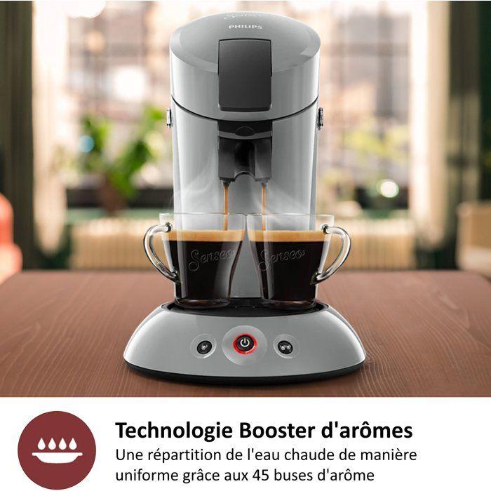 Cafetière à dosette - PHILIPS - SENSEO - HD6553/71 - Original - Gris