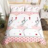 Cartoon Ballet Girl Duvet Cover Twin Queen Size Sport Theme Bedding Set Soft Microfiber Dancer Comforter Cover With 2 Pillowcase