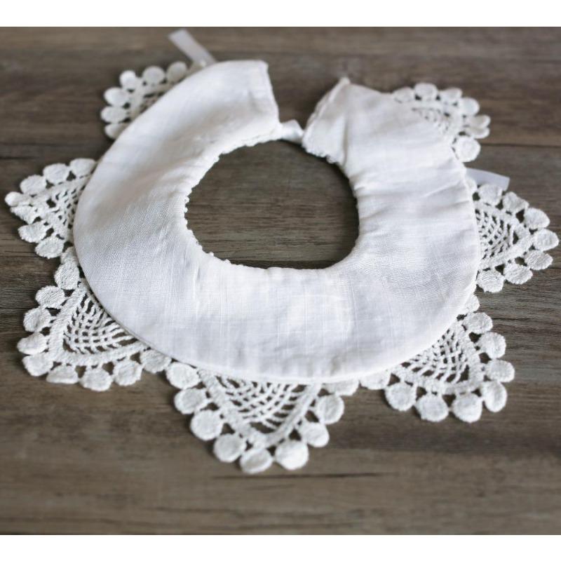 Brand New Baby Girls 100% Cotton Lace Bibs Baby Burp Cloths 0-3Year