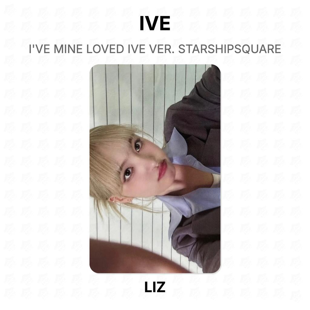 IVE I'VE MINE LOVED IVE VER. STARSHIPSQUARE Official Photocard