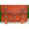 Handmade New Messenger Satchel Office Bag Classic Genuine Goat Leather Laptop