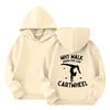 Children's Casual Round Neck Printed Pullover Long-sleeved Hooded Sweatshirt Top